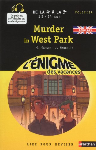Cahier de vacances - Enigmes vacances Murder in west park