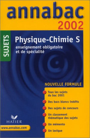 Physique-chimie S. Sujets 2002
