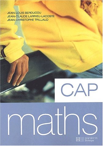 Mathématiques CAP - livre élève