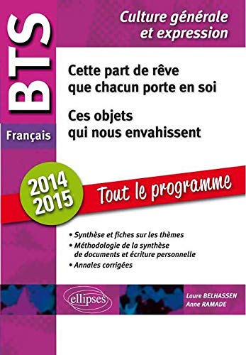 BTS Français 2014-2015 Tout le Programme