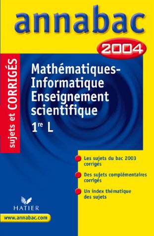 Mathémathiques-Informatiques, Enseignement scientifique 1ère L