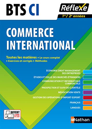 BTS CI commerce international, 1re/2e année