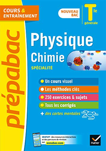 Prépabac Physique-Chimie Tle générale (spécialité) - Bac 2023: nouveau programme de Terminale