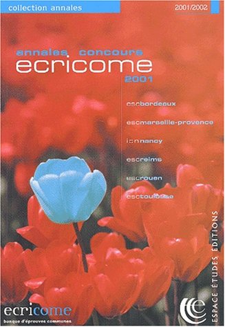 ECRICOME. Annales du concours 2001