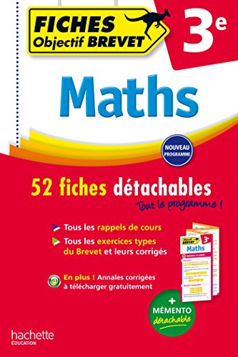 Objectif Brevet Fiches Détachables Maths