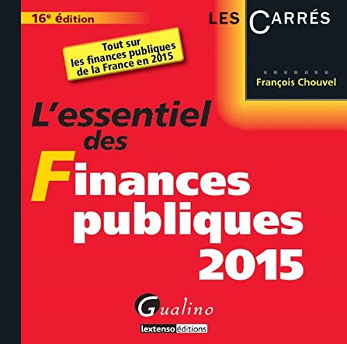 L'Essentiel des finances publiques 2015
