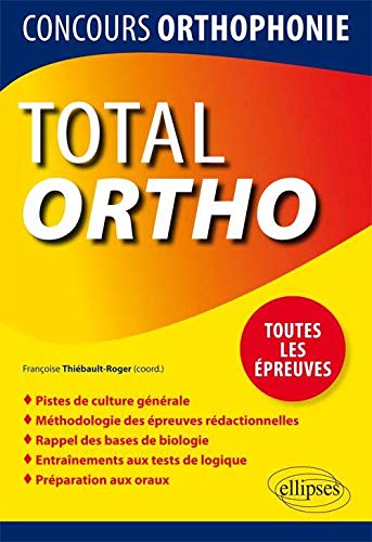 Total Ortho Toutes les Épreuves Concours d'Orthophonie
