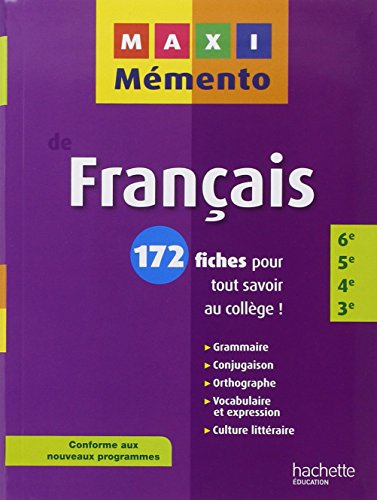 MAXI MEMENTO - Français 6e-5e-4e-3e