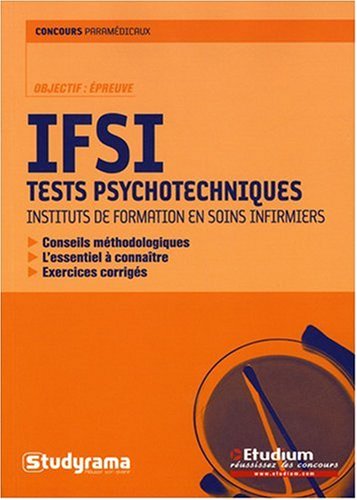 IFSI- Tests psychotechniques