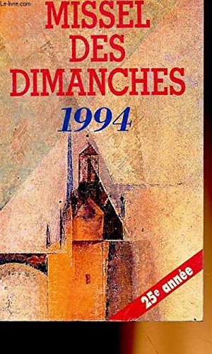 MISSEL DES DIMANCHES 1994