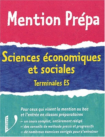 Sciences économiques et sociales Terminales ES