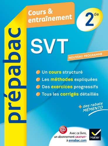 SVT 2de - Prépabac Cours & entraînement: Cours, méthodes et exercices - Seconde