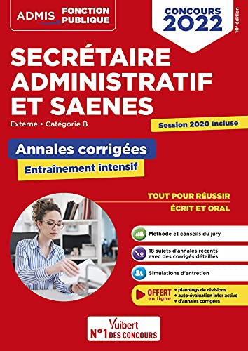 Concours SA et SAENES - Annales corrigées - Catégorie B - Admis: Externe - Concours 2022