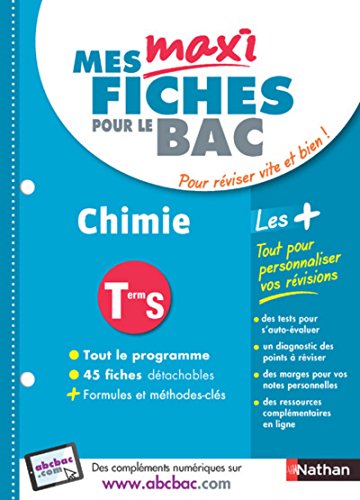 Mes Maxi fiches ABC Chimie Terminale S (13)