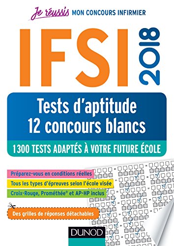 IFSI Tests d'aptitude 12 concours blancs