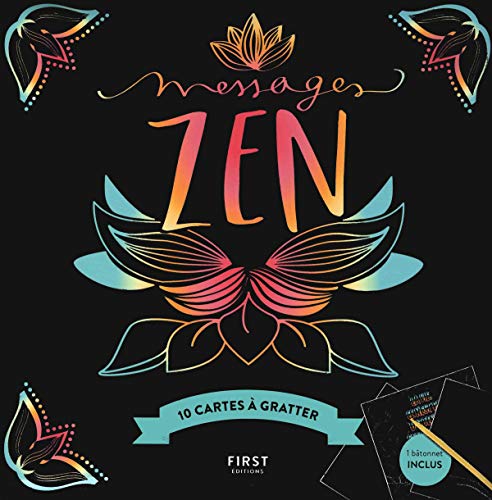 Cartes à gratter - Messages zen - 10 cartes à gratter