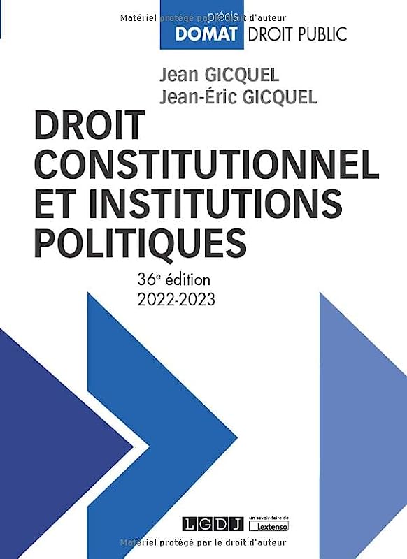 Droit constitutionnel et institutions politiques (2022-2023)