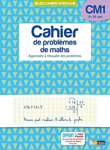 Cahier de problèmes de maths CM1
