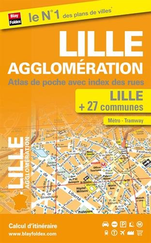 Lille agglomération - Atlas de poche (plan de Lille et de 27 communes - avec index)