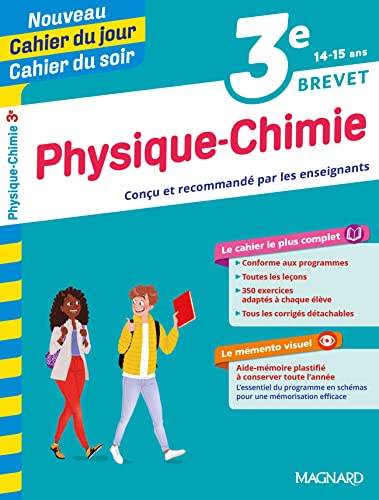 Cahier du jour/Cahier du soir Physique-Chimie 3e + mémento