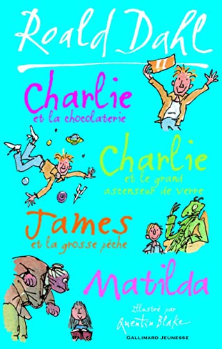 Charlie et la chocolaterie - Charlie et le grand ascenseur de verre - James et la grosse pêche - Matilda