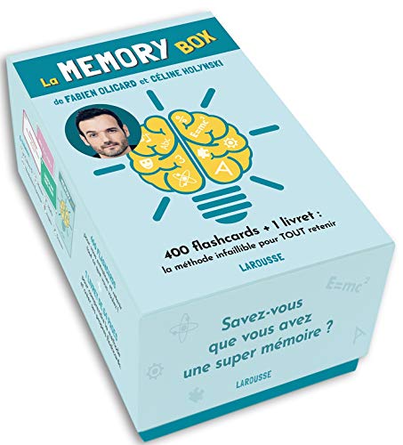 La Memory box: 400 flashcards + 1 livret, la meilleure méthode pour tout retenir