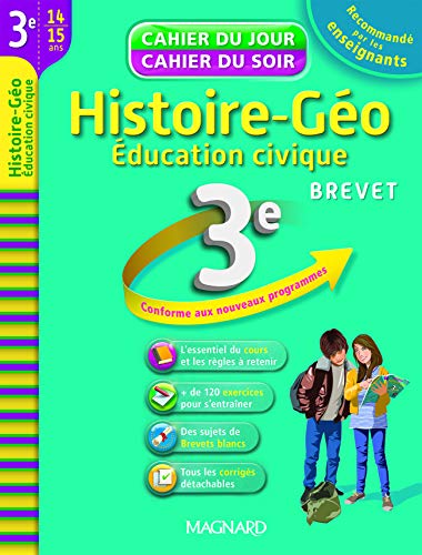 Cahier du Jour / Cahier du Soir - Histoire-Géographie, Education civique 3e