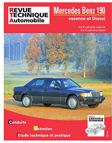 E.T.A.I - Revue Technique Automobile 465.4 - MERCEDES 190 I - 1983 à 1993 E-T-A-I