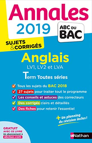 Annales ABC du BAC 2019 - Anglais Term toutes séries