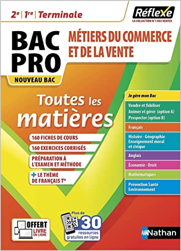 Toutes les matières - Bac Pro Métiers du Commerce et de la Vente - Réflexe - 2023 (06)