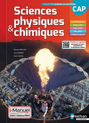 Sciences physiques et chimiques CAP