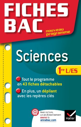 Fiches Bac sciences 1e ES/L