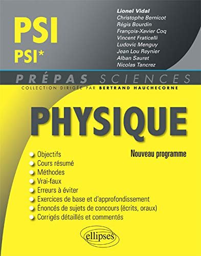 Physique PSI/PSI* Programme 2014