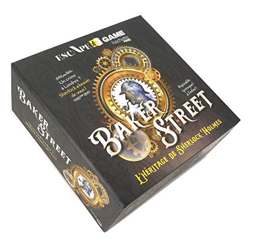 Boîte escape game Baker Street: L'héritage de Sherlock holmes - Nouvelle édition