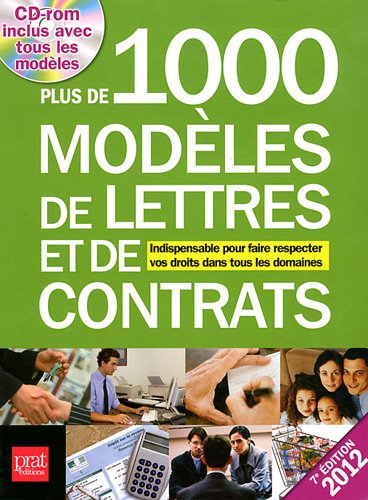 Plus de 1000 modèles de lettres et de contrats 2012