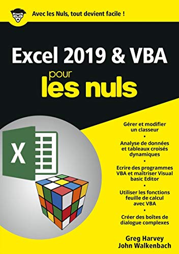 Excel 2019 & VBA pour les Nuls, mégapoche