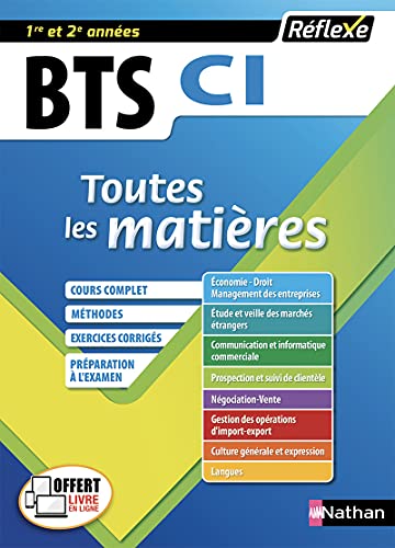 BTS CI Commerce international, 1re/2e année