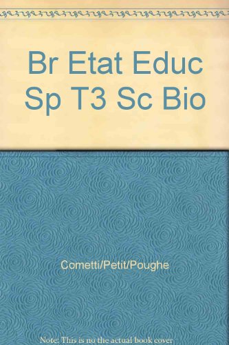 Br Etat Educ Sp T3 Sc Bio