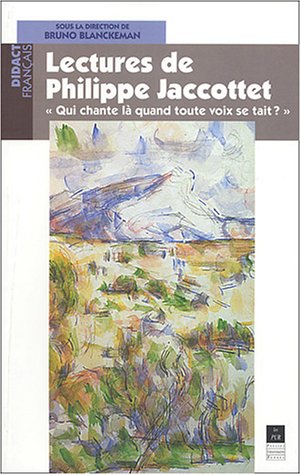Lectures de Philippe Jaccottet