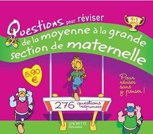 Questions pour réviser de la Moyenne Section à la Grande Section de Maternelle 4/5 ans