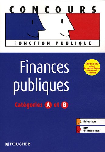 Finances publiques catégories A et B édition 2010