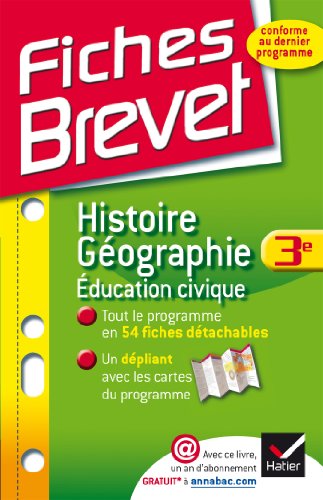 Histoire Géographie Education civique 3e