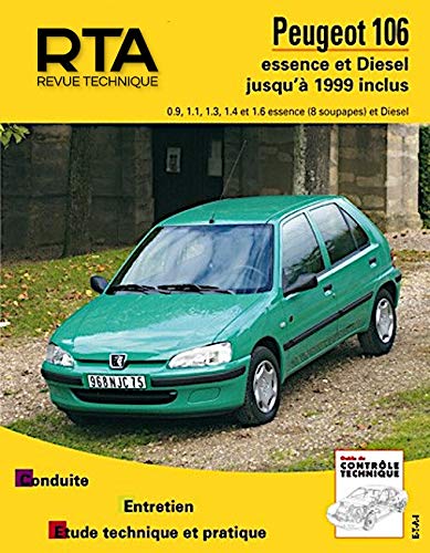 E.T.A.I - Revue Technique Automobile 539.5 - PEUGEOT 106 - 1991 à 2003