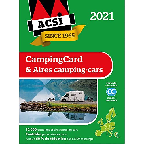 Acsi - Guide Campingcard + Aires de camping 2021 ACSI