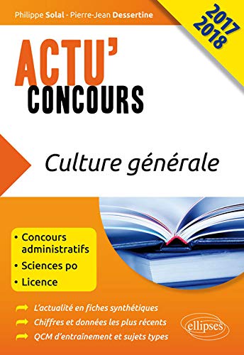 Culture Générale Actu'Concours 2017 2018