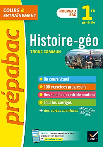 Prépabac Histoire-Géographie 1re générale: nouveau programme de Première