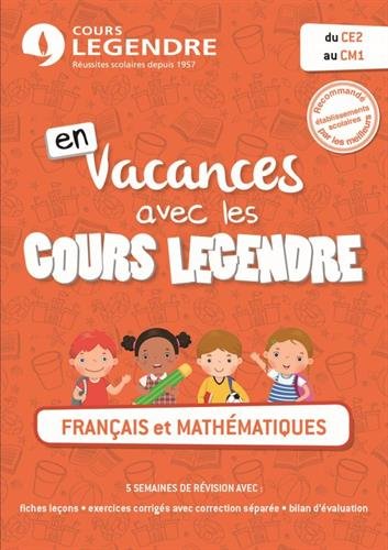 Français et mathématiques du CE2 au CM1 Cahier de vacances du CE2 au CM1