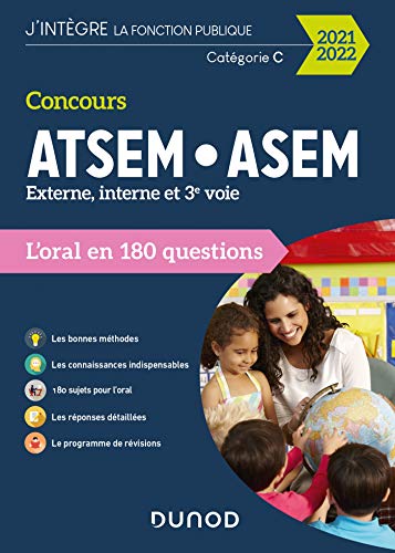 Concours ATSEM/ASEM 2021/2022 - L'oral en 180 questions: L'oral en 180 questions (2021-2022)