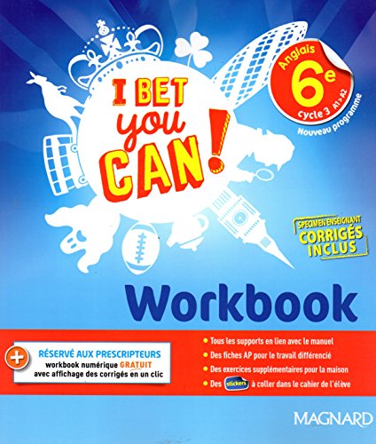 I Bet You Can! 6e (2017) - Workbook - SPECIMEN: Anglais 6e (2017) - Workbook - SPECIMEN