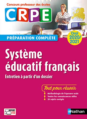 Système éducatif français - Oral 2020 Préparation complète - (Concours Professeur des écoles) 2020